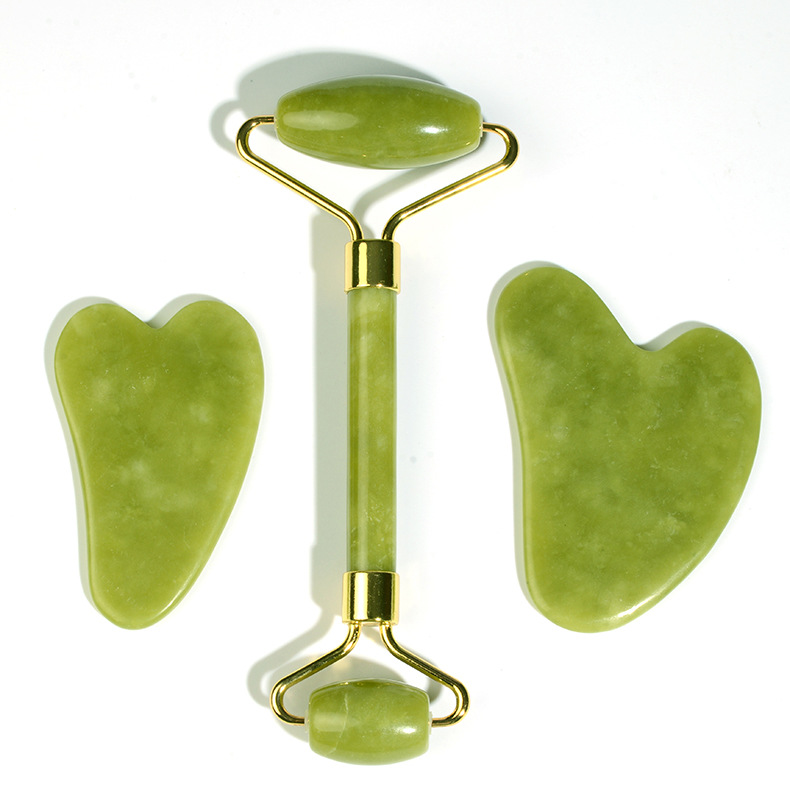 High Quality Anti Aging Jade Roller Massager Noiseless Facial Massage Tool for Home Use