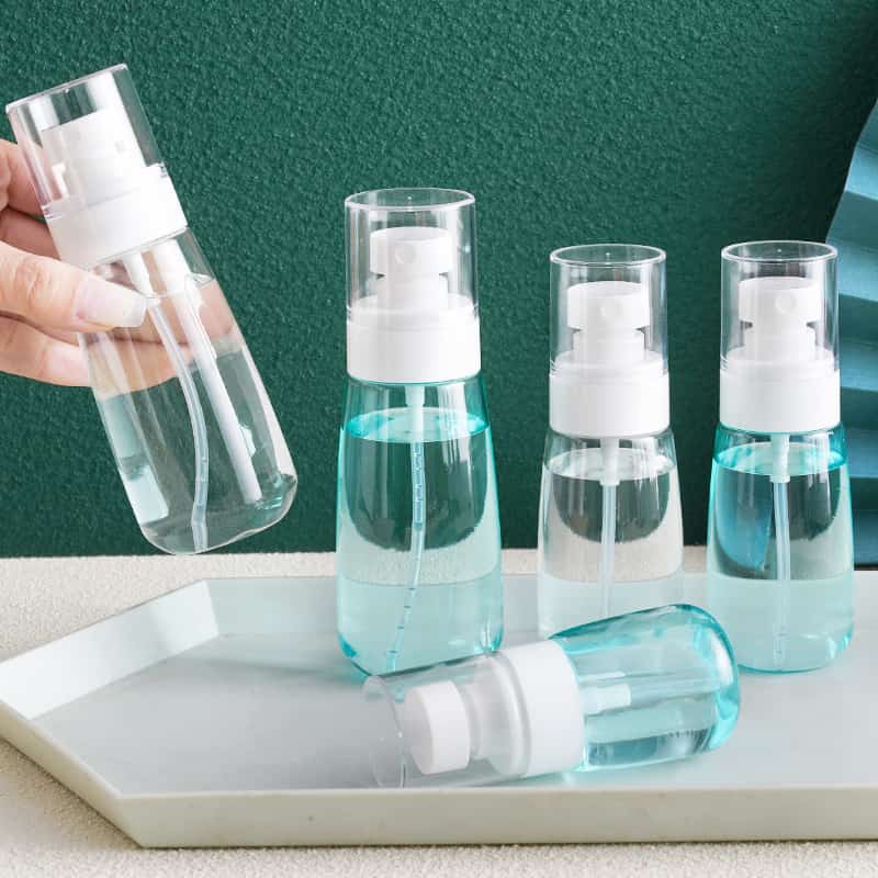 Empty UPG 30ml 60ml 80ml 100ml Clear Pink Cosmetic Pocket Travel PETG.jpg