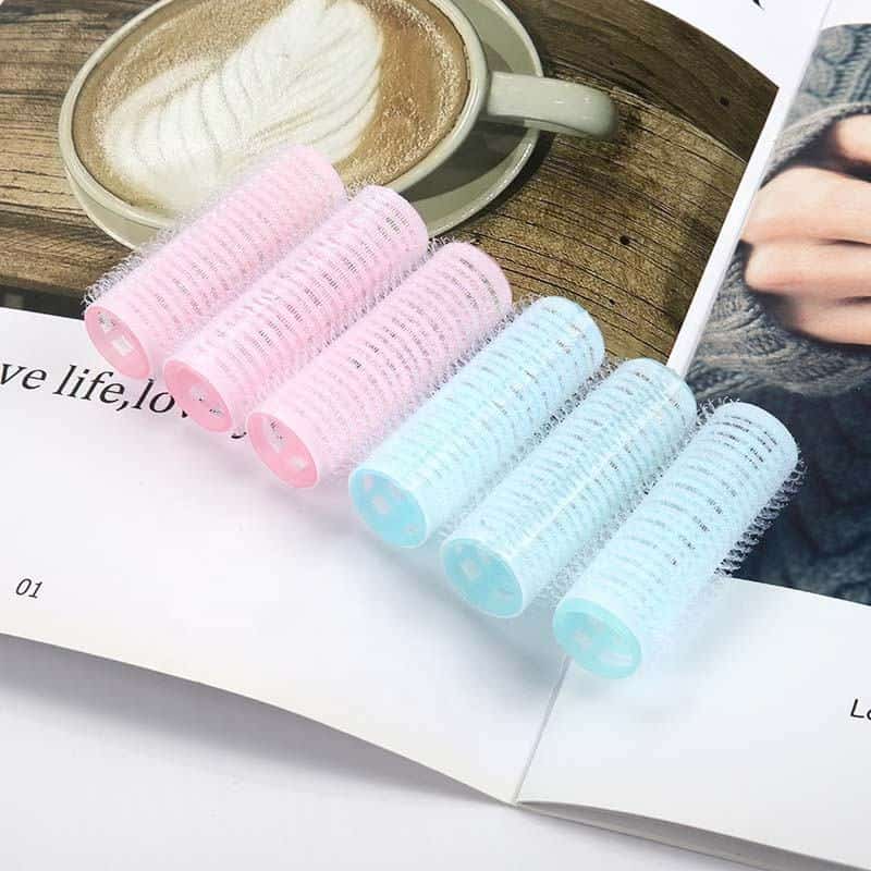DIY Plastic Hair Curlers Rollers Pink and Blue Easy Hair Rollers.jpg