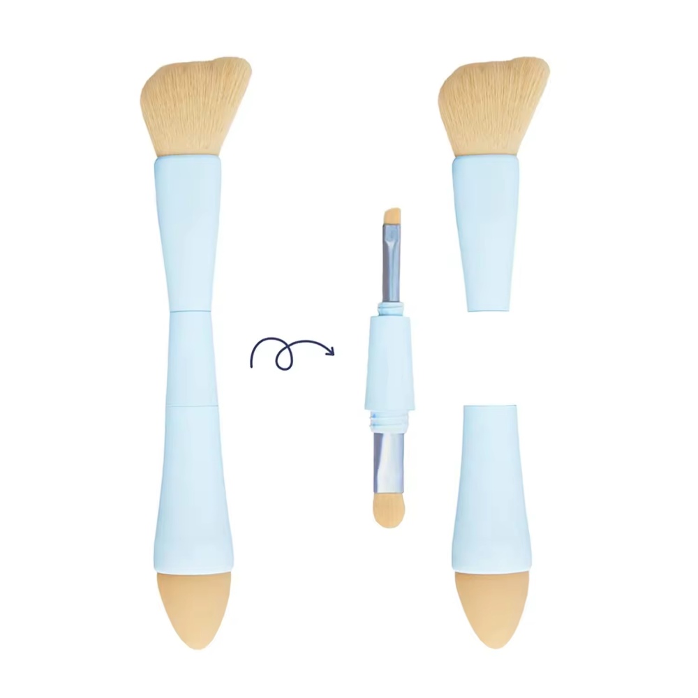 Private Label Custom Portable Single Makeup Brush Set Multipurpose Beauty Brushes 4 Headed 4 in 1 Makeup Brush With Sponge_4.jpg